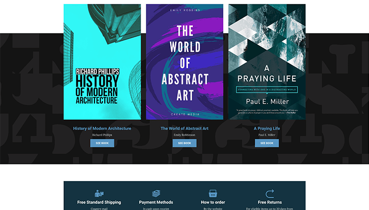 Book Store Web Design