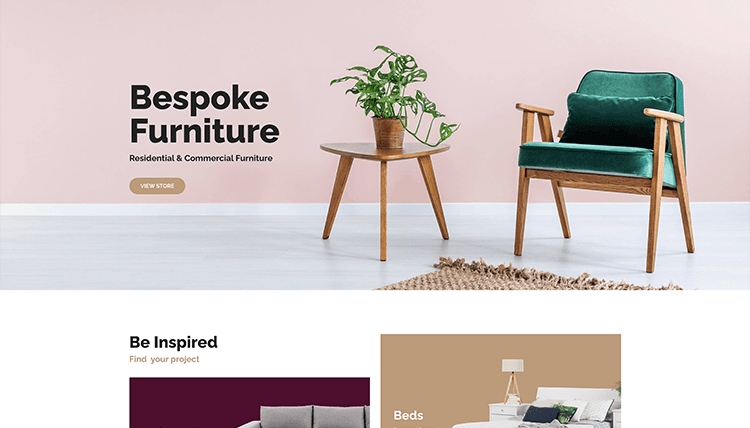 Furniture Shop Web Design